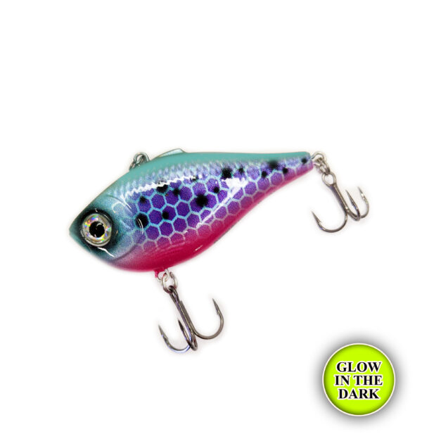 Powder Puff Custom Rapala Glow Rippin' Rap